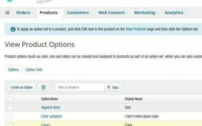 How to Add Product Options in BigCommerce